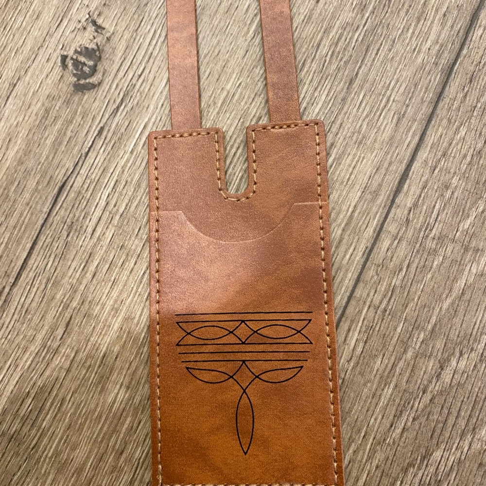 NEW brown boot wallet